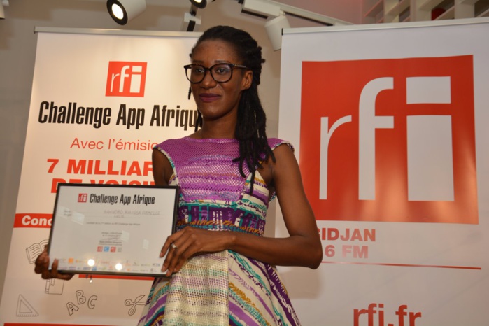 Raissa Banhoro, lauréate du RFI Challenge App Afrique
