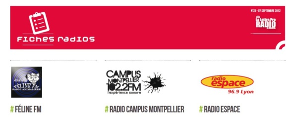 Fiches radios - Féline FM - @CampusMontpellier - @RadioEspace - http://xfru.it/WkL1ux