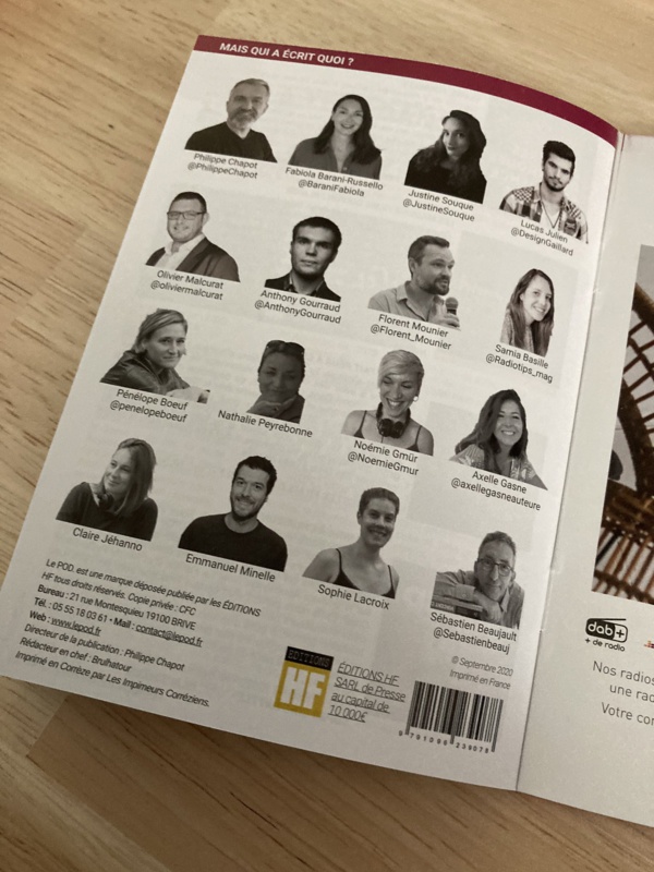 L'équipe du magazine LePOD.