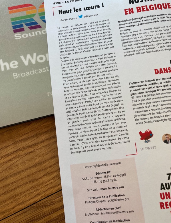 Si, toutefois, vous aviez raté mon édito du n° 125 de @lalettrepro qui vient de paraître...