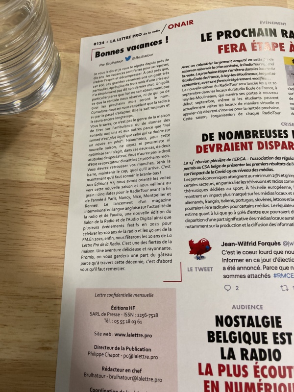 De nouveaux challenges nous attendent en 2020-2021. J'en parle dans mon édito du n° 124 de @LaLettrePro. Un numéro à télécharger sur notre site lalettre.pro.