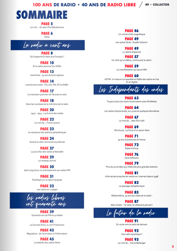 Notre Collector sur les 100 ans de la radio Notre Collector sur les 100 ans de la radio