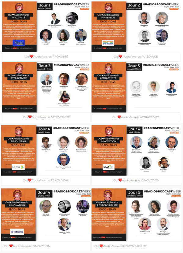 Revoir les conférences de la RadioWeek 2023 Revoir les conférences de la RadioWeek 2023