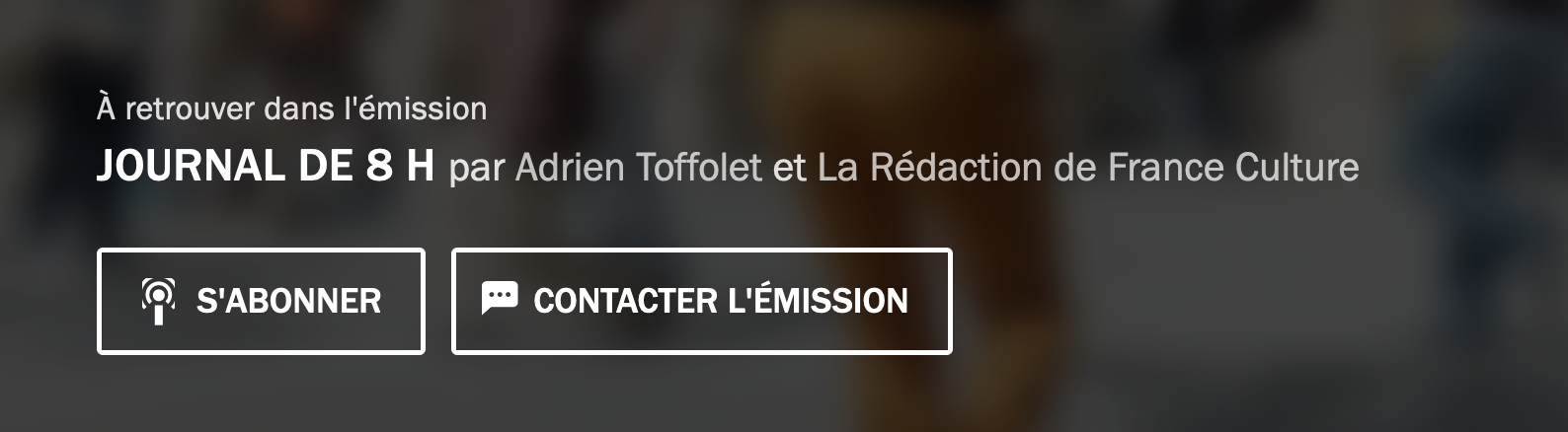 Je parle de la radio numérique sur France Culture