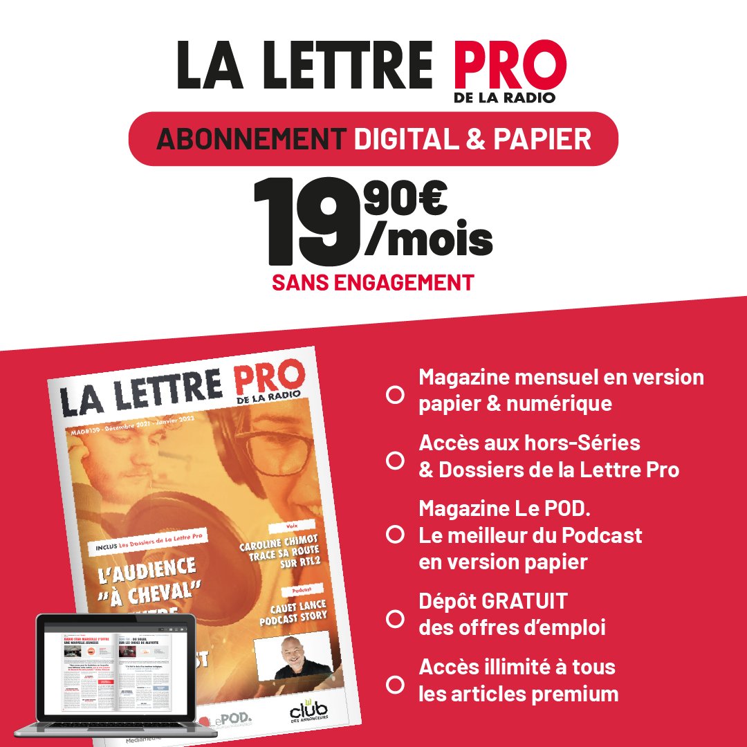 Des nouveaux visuels pour La Lettre Pro de la Radio Des nouveaux visuels pour La Lettre Pro de la Radio