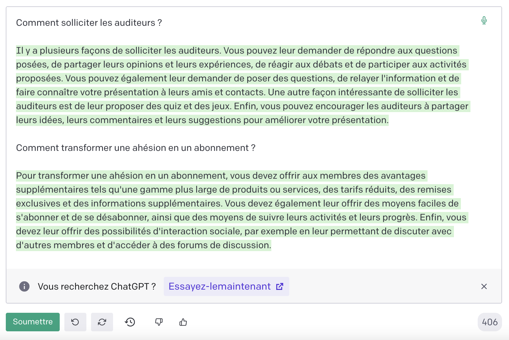 Comment solliciter les auditeurs Comment solliciter les auditeurs