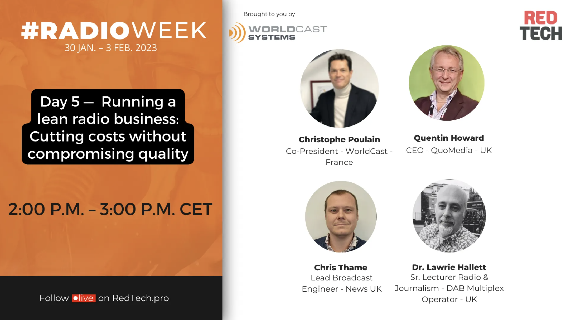 La Radio&Podcast Week, c'est aussi en anglais La Radio&Podcast Week, c'est aussi en anglais