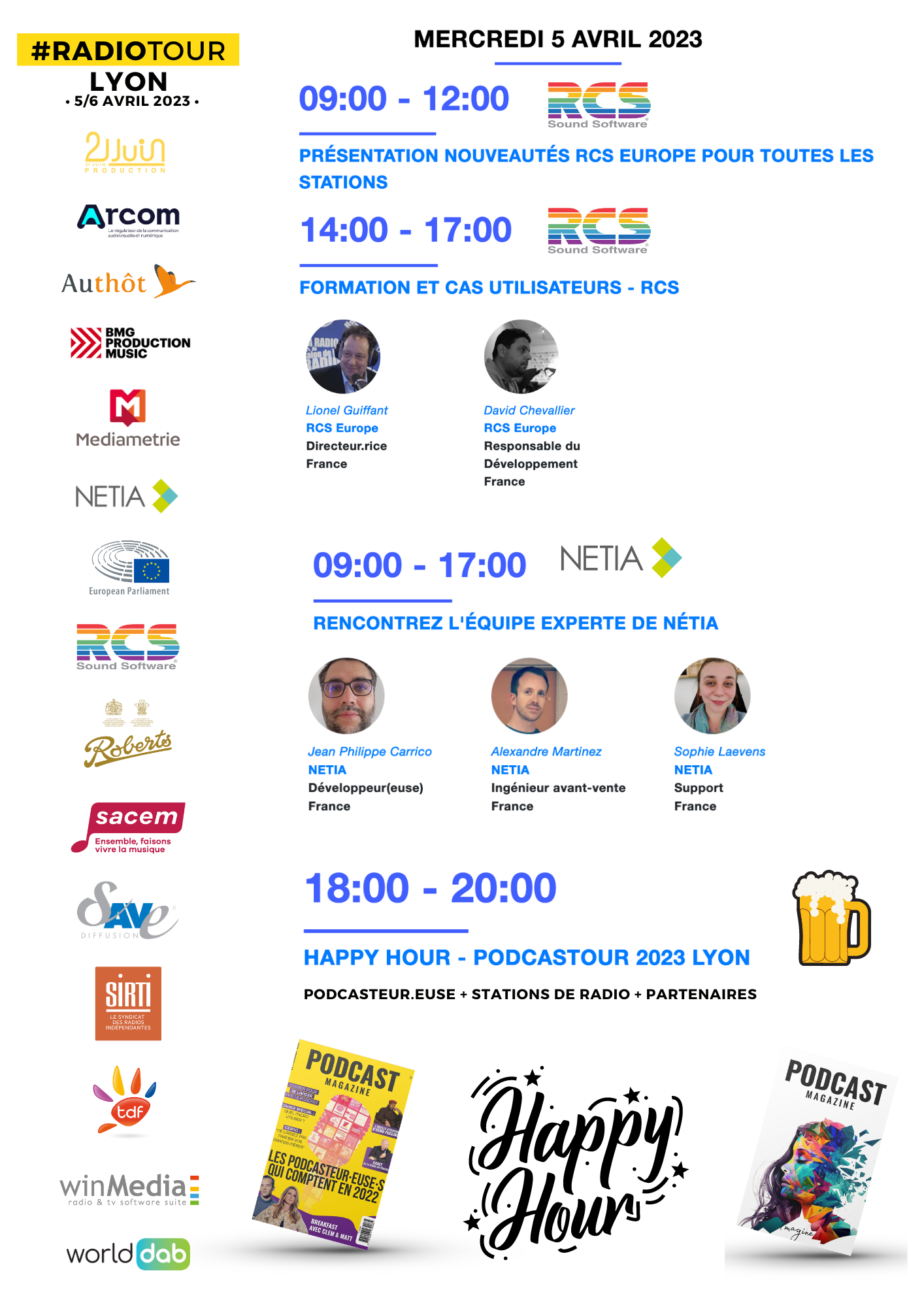 Le programme du RadioTour de Lyon, les 5 et 6 avril 2023 Le programme du RadioTour de Lyon, les 5 et 6 avril 2023