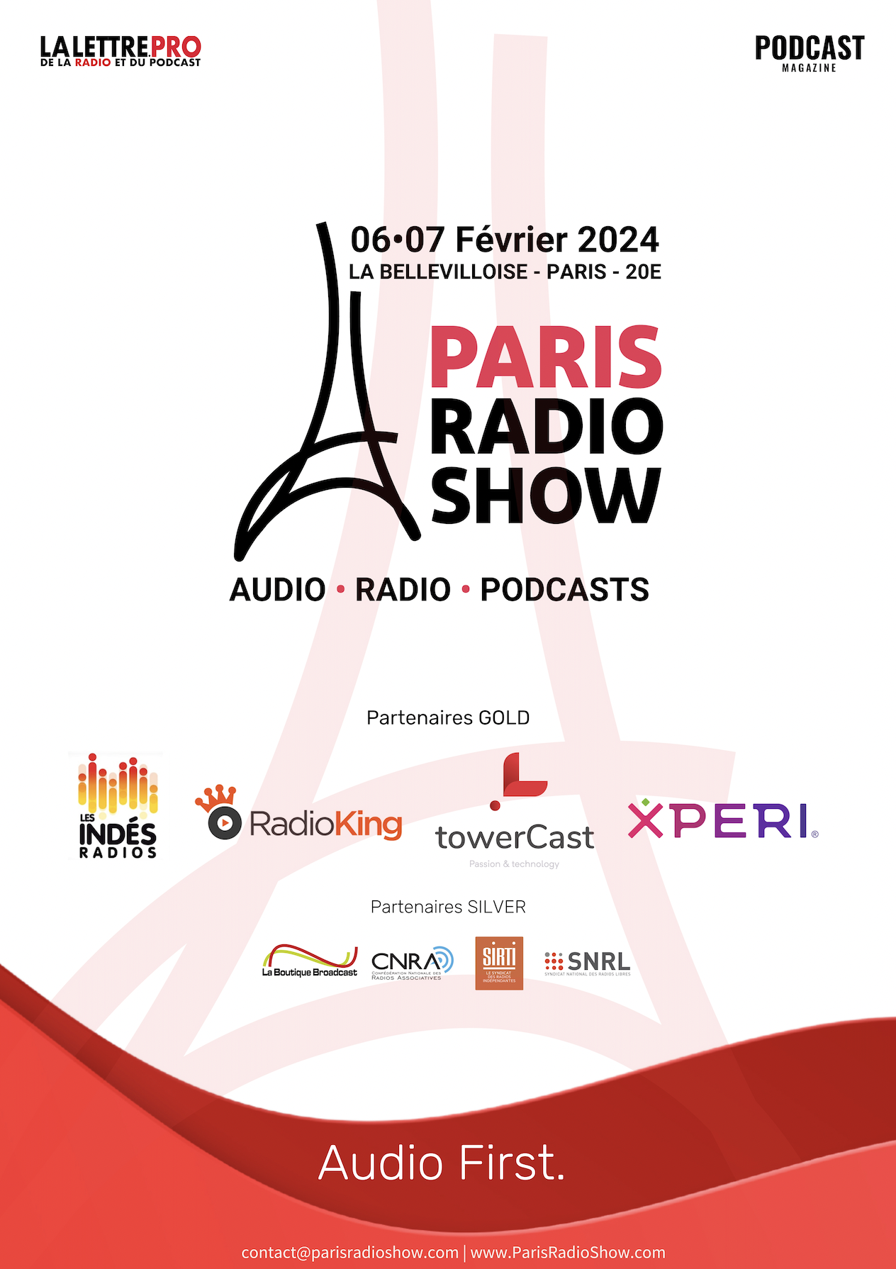 Téléchargez votre badge pour le Paris Radio Show