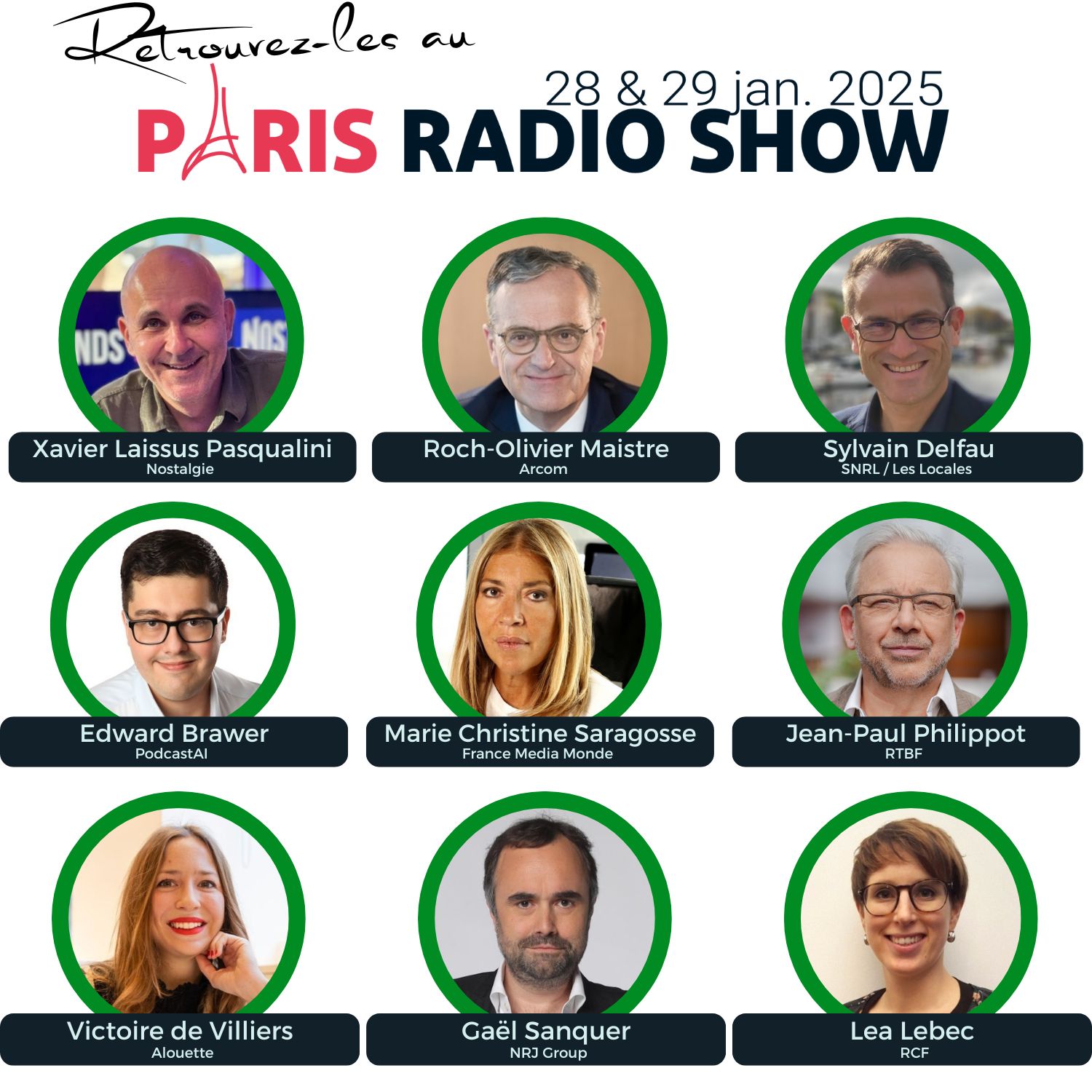 Paris Radio Show 2025 : ils confirment leur présence Paris Radio Show 2025 : ils confirment leur présence