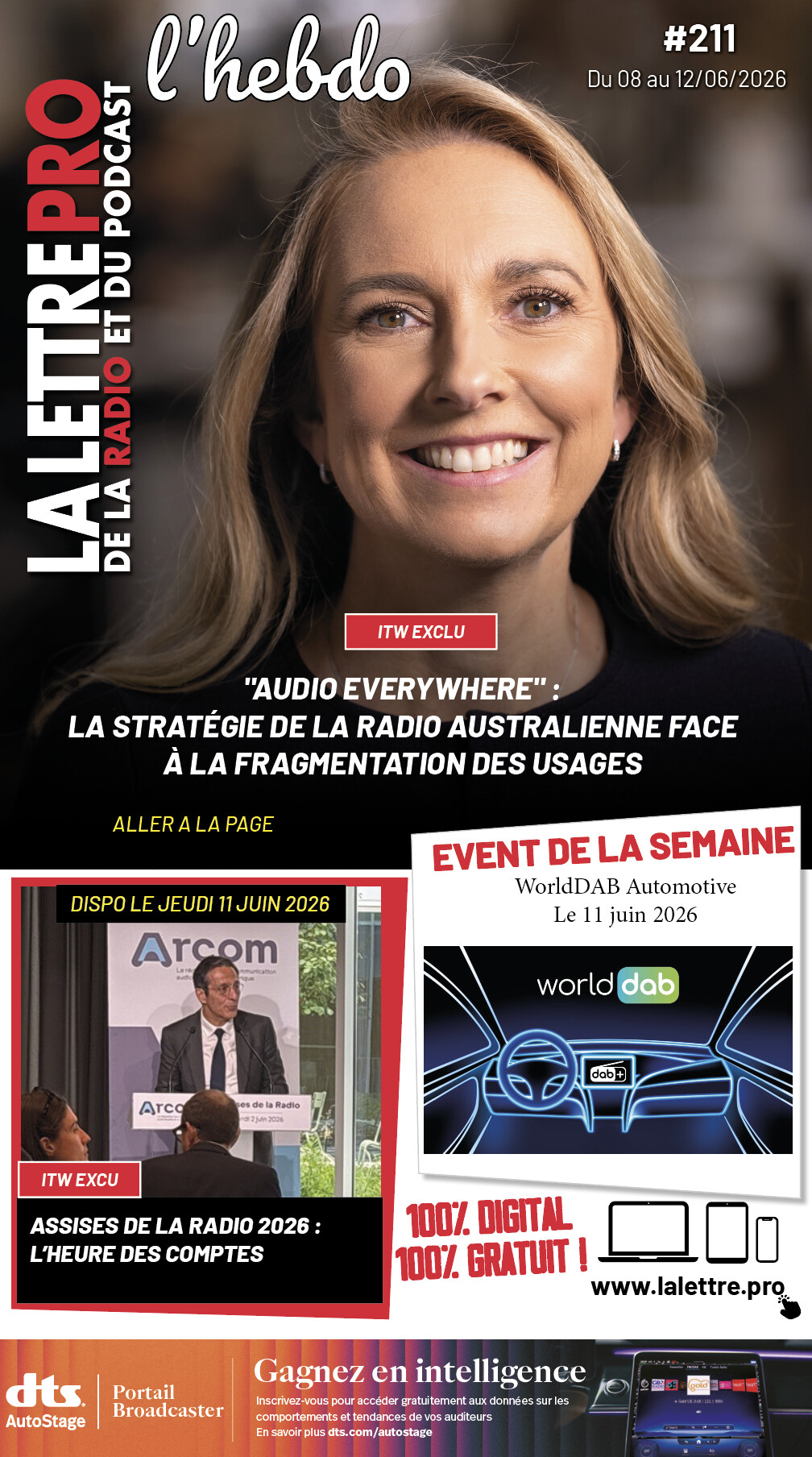 Le 211e numéro de La Lettre Pro L’Hebdo vient de paraître