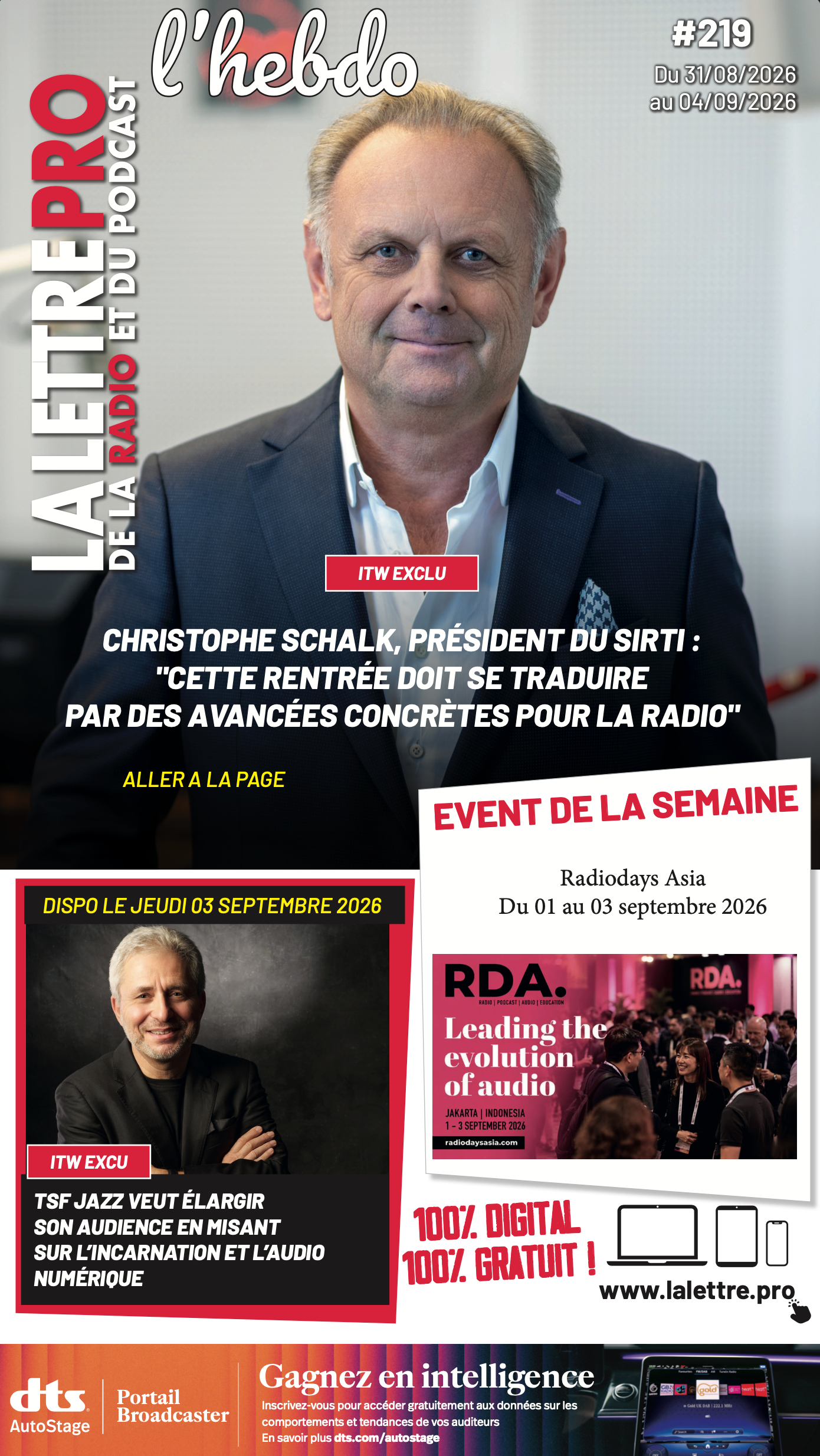 La Lettre Pro L’Hebdo est paru : plus que 44 numéros avant la fin de saison ! La Lettre Pro L’Hebdo est paru : plus que 44 numéros avant la fin de saison !