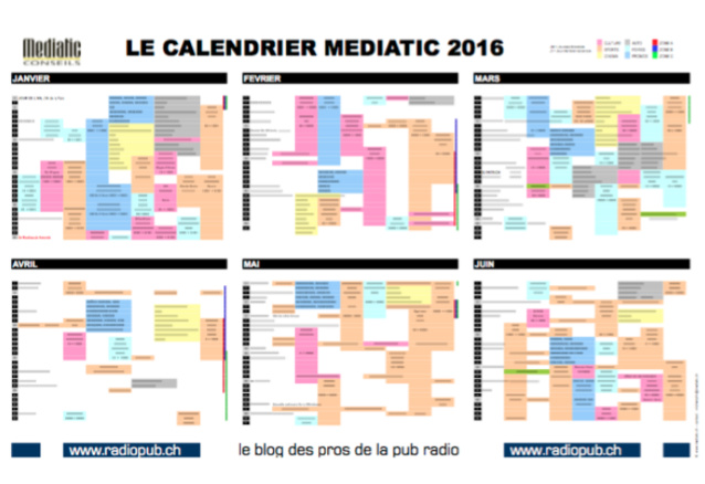 Le calendrier Marketing Mediatic est paru Le calendrier Marketing Mediatic est paru