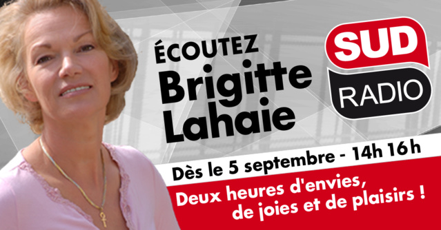 Brigitte Lahaie recrutée par Sud Radio