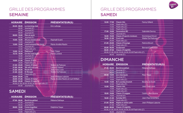 Du live et du reggae pour la rentrée de Classic 21 Du live et du reggae pour la rentrée de Classic 21
