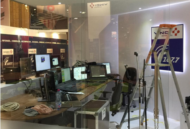 Radio Vinci Autoroutes au Mondial de l'auto Radio Vinci Autoroutes au Mondial de l'auto