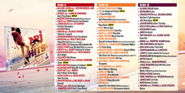 "NRJ 300% Hits" entre directement n°1 des ventes "NRJ 300% Hits" entre directement n°1 des ventes