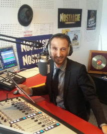 Christophe Revil, dans les locaux de Nostalgie Grenoble Christophe Revil, dans les locaux de Nostalgie Grenoble