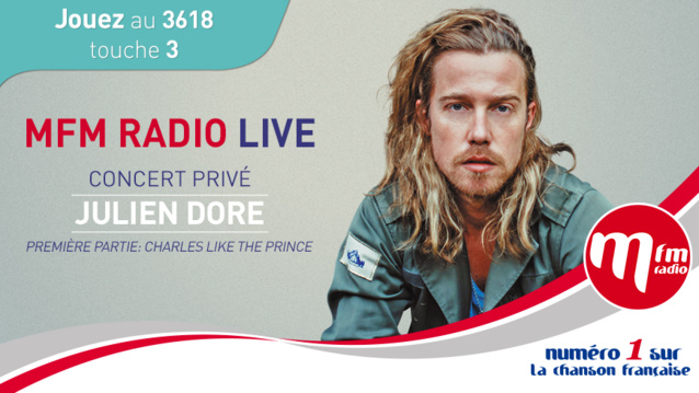 Julien Doré en concert privé avec MFM Radio Julien Doré en concert privé avec MFM Radio