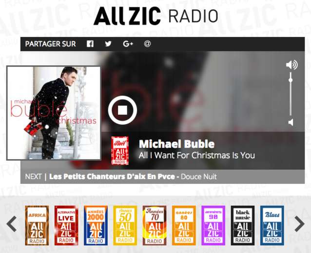 Allzic Radio fête aussi Noël