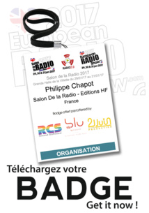 Salon de la Radio : téléchargez votre badge gratuit Salon de la Radio : téléchargez votre badge gratuit