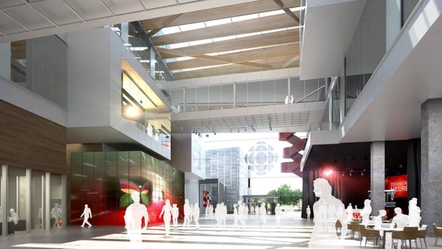 Voici la future Maison de Radio-Canada à Montréal Voici la future Maison de Radio-Canada à Montréal