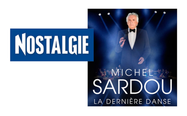 Nostalgie partenaire officiel de la tournée  de Michel Sardou