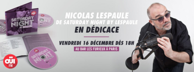 Oüi FM : Nicolas Lespaule en dédicace à Paris Oüi FM : Nicolas Lespaule en dédicace à Paris