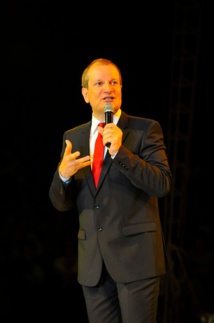 Désormais chargé de manager ses équipes, Pierre Galibert a gardé son aisance au micro. © FB. Désormais chargé de manager ses équipes, Pierre Galibert a gardé son aisance au micro. © FB.