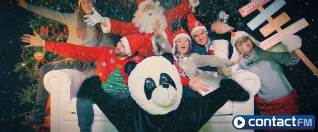 Un clip et une chanson de Noël pour Contact FM Un clip et une chanson de Noël pour Contact FM