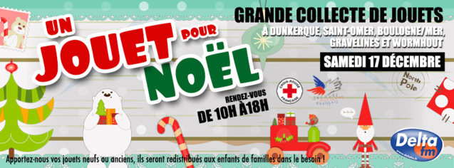 Delta FM organise une collecte de jouets de Noël Delta FM organise une collecte de jouets de Noël