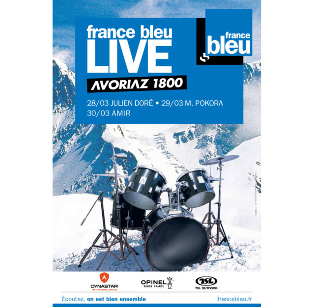 Premier festival "France Bleu Live" à Avoriaz Premier festival "France Bleu Live" à Avoriaz