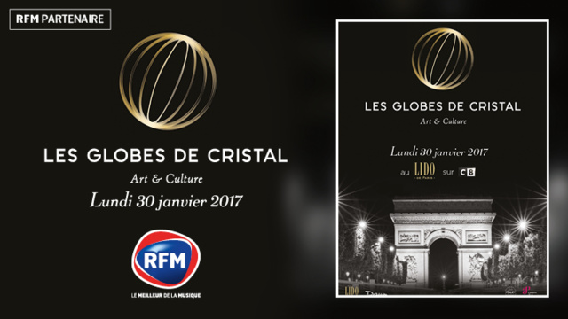 RFM partenaire des Globes de Cristal 2017