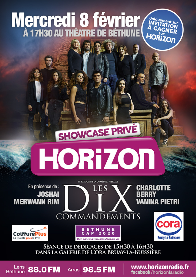 "Les 10 Commandements" en showcase privé avec Horizon "Les 10 Commandements" en showcase privé avec Horizon