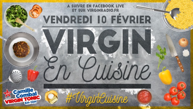 Camille Combal présentera "Virgin en Cuisine" Camille Combal présentera "Virgin en Cuisine"