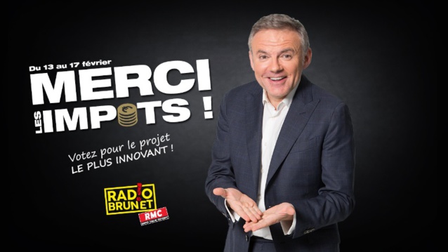 RMC : "Radio Brunet" présente "Merci les impôts" RMC : "Radio Brunet" présente "Merci les impôts"