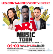 Concert "NRJ Music Tour" aux Contamines, le 2 mars