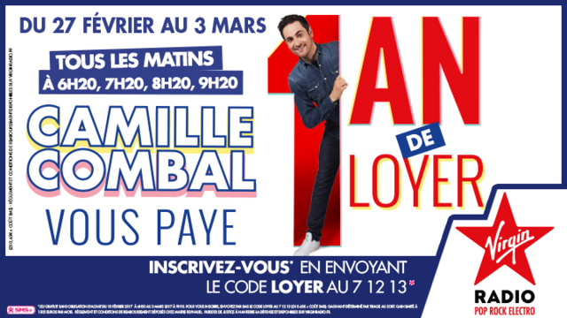 Toutes les heures "1 an de loyer" à gagner sur Virgin Radio Toutes les heures "1 an de loyer" à gagner sur Virgin Radio