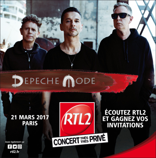 "Concert Très Très Privé" de RTL2 avec Depeche Mode "Concert Très Très Privé" de RTL2 avec Depeche Mode