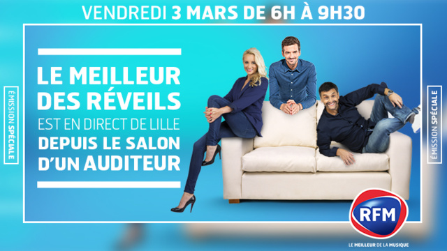 La matinale de RFM chez un auditeur La matinale de RFM chez un auditeur