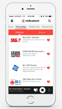 Radioplayer Canada lance son application de radio numérique Radioplayer Canada lance son application de radio numérique