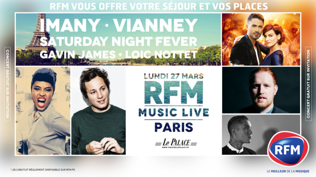 RFM organise un RFM Music Live à Paris