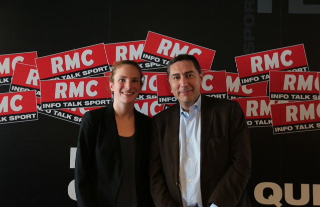 Mahauld Granier, étudiante en journalisme avec Laurent Neumann Mahauld Granier, étudiante en journalisme avec Laurent Neumann