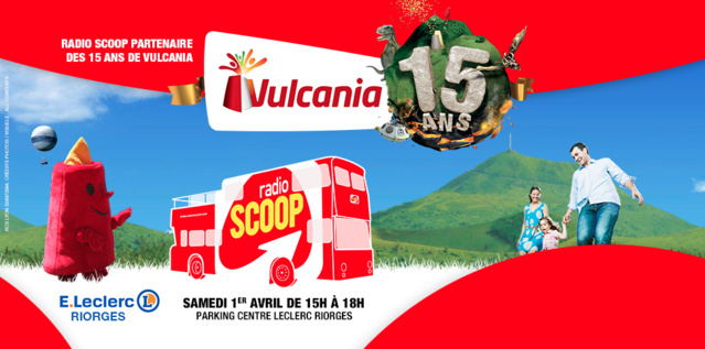 Le bus Radio Scoop célèbre Vulcania