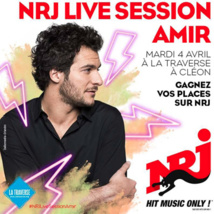 Un "NRJ Live Session" avec Amir à Rouen Un "NRJ Live Session" avec Amir à Rouen