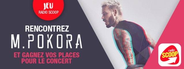 M.Pokora, à l'honneur dès ce 3 avril sur Radio Scoop M.Pokora, à l'honneur dès ce 3 avril sur Radio Scoop