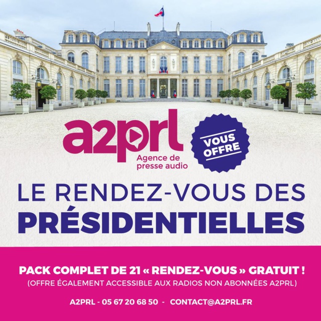 Présidentielle : 2 soirées électorales avec A2PRL Présidentielle : 2 soirées électorales avec A2PRL