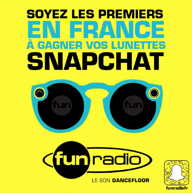 Fun Radio offre les lunettes SnapChat Fun Radio offre les lunettes SnapChat
