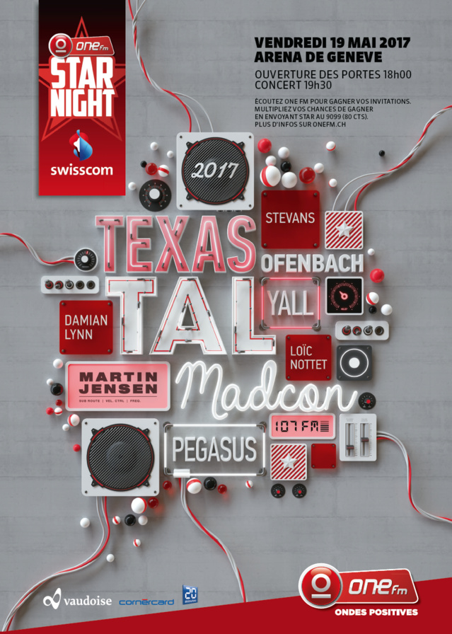 One FM Star Night déroule son tapis rouge à Genève One FM Star Night déroule son tapis rouge à Genève