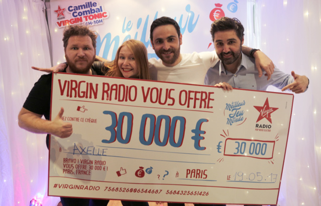 Axelle de Pau a gagné 30 000 € sur Virgin Radio Axelle de Pau a gagné 30 000 € sur Virgin Radio